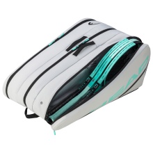 Head Tennis Racketbag Tour Racquet Bag XL (Racket bag, 3 main compartments) 2024 grey/teal 12-pack